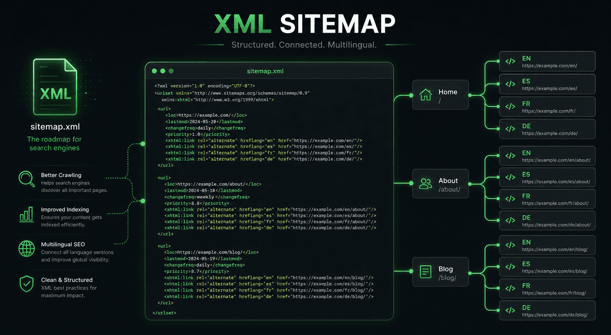 Hreflang in XML Sitemaps: The Scalable Implementation Method